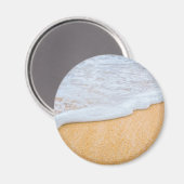 Aimant Plage de sable avec Surf en mousse (Recto/Verso)