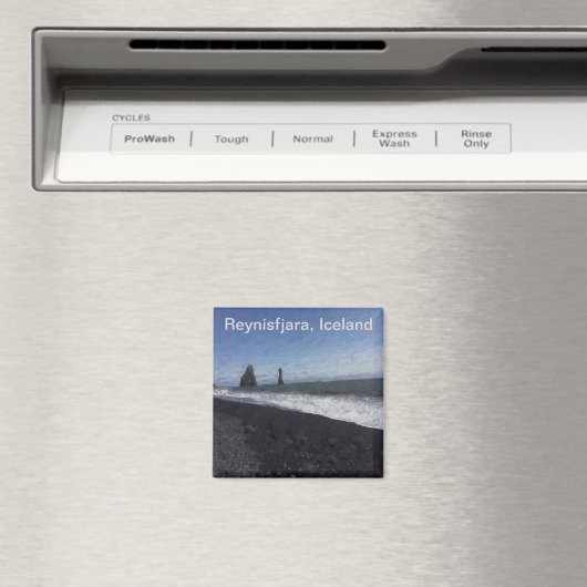 Aimant Plage de sable noir, Islande (In Situ (Lave-vaisselle))