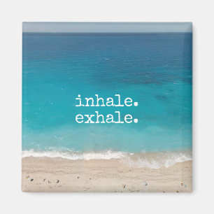 Aimant Plage de souffle de méditation belle