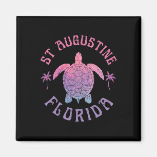 Aimant Plage de St Augustine Floride Tortue de mer Vacanc