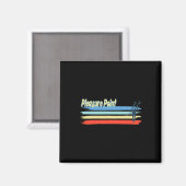 Aimant Plage de surf de Pleasure Point, Guy de surf pour (Recto/Verso)
