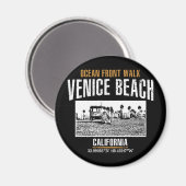 Aimant Plage de Venice (Recto/Verso)