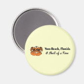 Aimant Plage de Vero, Floride (Recto/Verso)