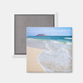Aimant Plage Drapeau de Corralejo (Recto/Verso)