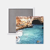 Aimant Plage en voie de disparition - Vale Covo - Algarve (Recto/Verso)