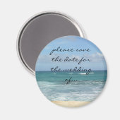 Aimant plage enregistrer la date (Recto/Verso)