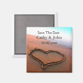 Aimant plage Enregistrer l'aimant de date (Recto/Verso)