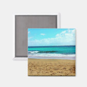 Aimant Plage hawaïenne (Recto/Verso)