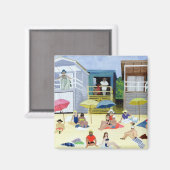 Aimant Plage Huts 1991 (Recto/Verso)