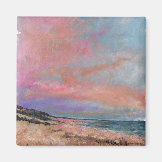 Aimant Plage Paysage Beaux Art Plage peinture (Devant)