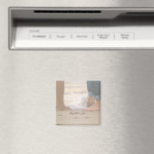 Aimant Plage, Pieds, Vagues - Personnalisé (In Situ (Lave-vaisselle))