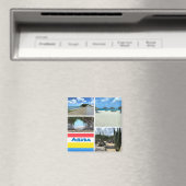 Aimant Plage pittoresque et désert Aruba (In Situ (Lave-vaisselle))