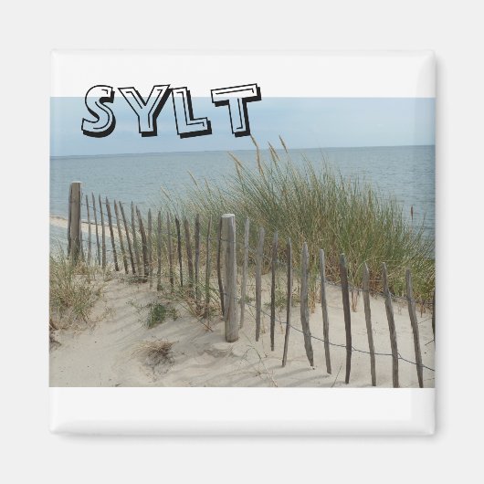 Aimant Plage sur Sylt en Allemagne (Devant)