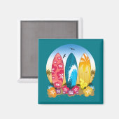 Aimant Plage Surboard (Recto/Verso)