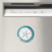 Aimant Plage turquoise de Starfish et de sable Dollar (In Situ (Lave-vaisselle))