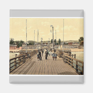 Aimant Plage, Zoppot, Prusse occidentale, Allemagne (i.e.