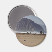 Aimant Plages de Morro Rock Surfers (Recto/Verso)