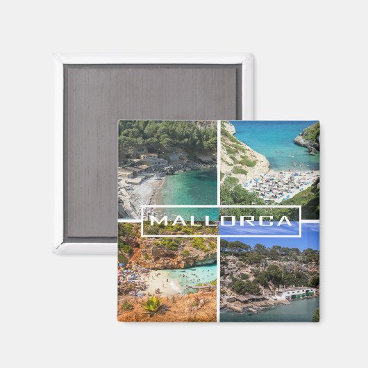 aimant plages et calanches Majorque - de Majorca (Recto/Verso)