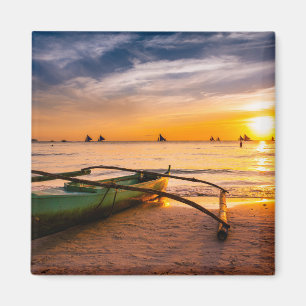 Aimant Plages tropicales Boracay's White Beach