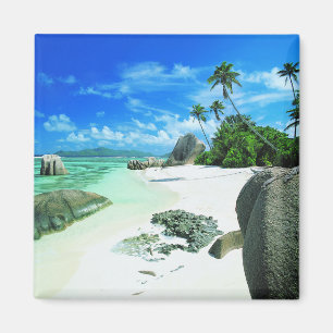 Aimant Plages tropicales L'île de La Digue