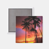 Aimant Plages tropicales | Maui Hawaii (Recto/Verso)