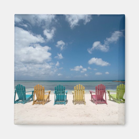 Aimant Plages tropicales | Palm Beach, Aruba (Devant)