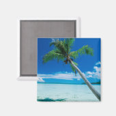 Aimant Plages tropicales | Plage du motu Tofari, Bora Bor (Recto/Verso)