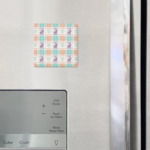 Aimant Plaid à carreaux de Pâques  