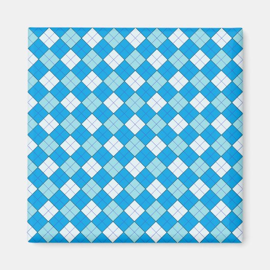 Aimant Plaid bleu (Devant)