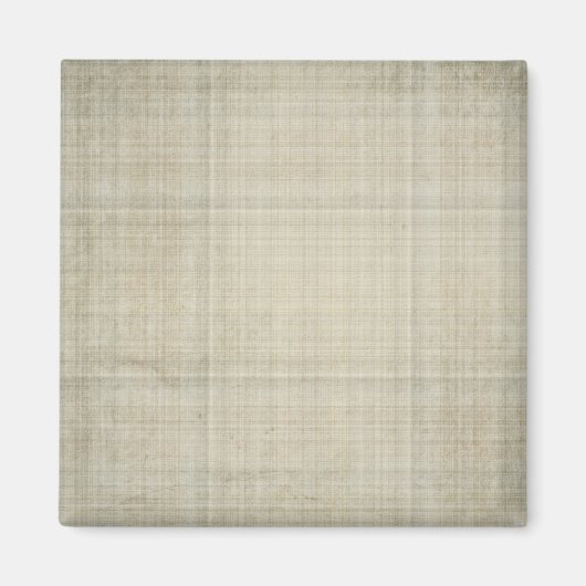 Aimant plaid crème et gris (Devant)