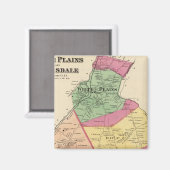 Aimant Plaines blanches, villes de Scarsdale (Recto/Verso)