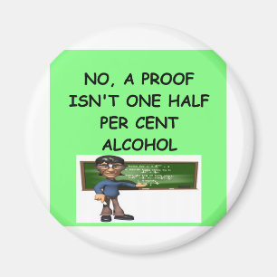 Aimant plaisanterie de maths