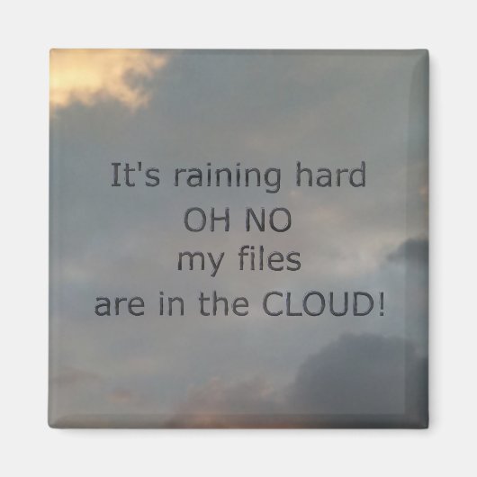 Aimant Plaisanterie informatique (Devant)