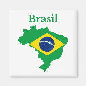 Aimant Plan Brazil Map (Devant)