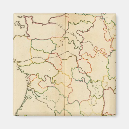 Aimant Plan de France Rivers (Devant)