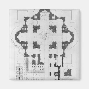 Aimant Plan de la basilique de St Peter