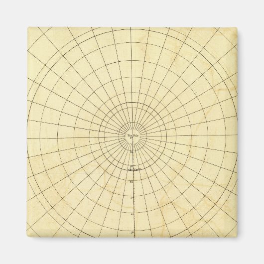 Aimant Plan de l'hémisphère Sud (Devant)