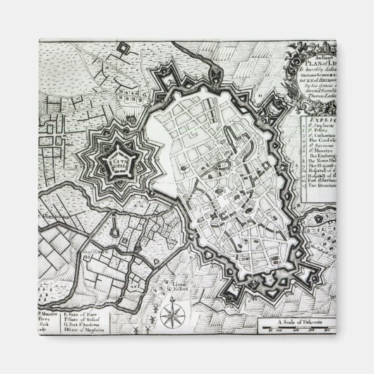 Aimant Plan de Lisle, 1736 (Devant)