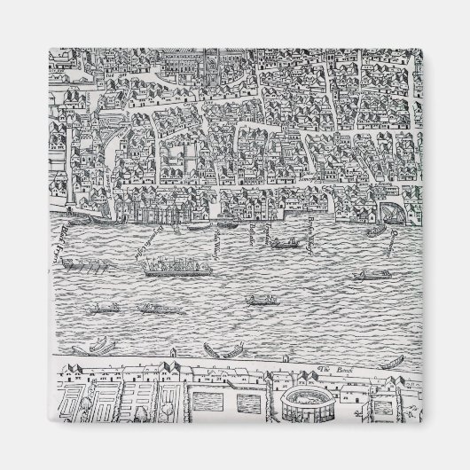 Aimant Plan de Londres, c.1560-70 (Devant)
