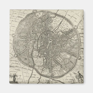 Aimant Plan de Louvain 1581 (gravure)