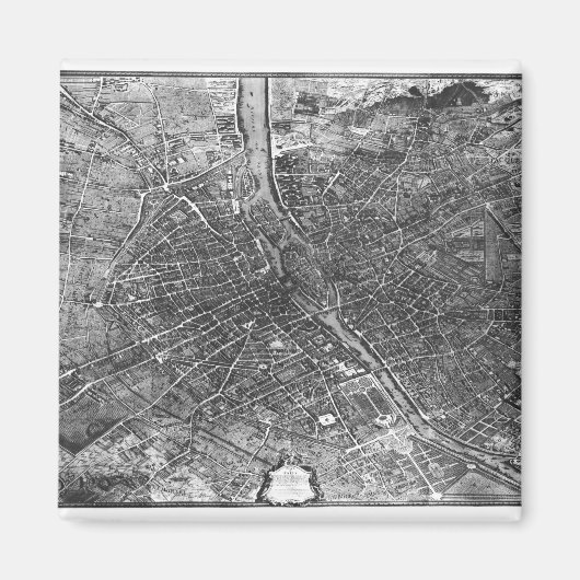 Aimant Plan de Paris, connu sous le nom de Plan de Turgot (Devant)