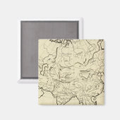 Aimant Plan d'ensemble pour l'Asie (Recto/Verso)