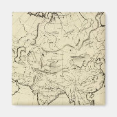 Aimant Plan d'ensemble pour l'Asie (Devant)