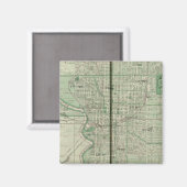 Aimant Plan d'Indianapolis (Recto/Verso)