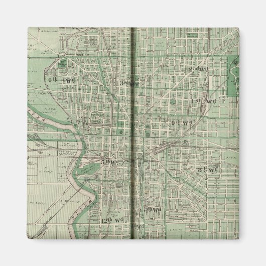 Aimant Plan d'Indianapolis (Devant)