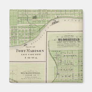 Aimant Plan du fort Madison