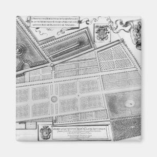 Aimant Plan du jardin royal