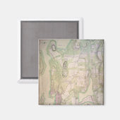 Aimant Plan militaire de Newport, 1777 (Recto/Verso)