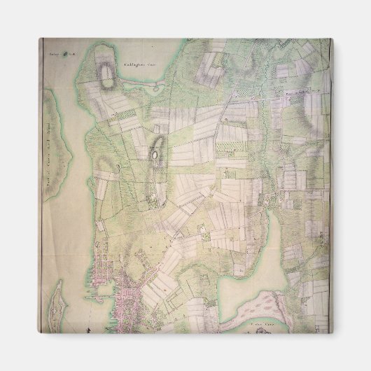 Aimant Plan militaire de Newport, 1777 (Devant)