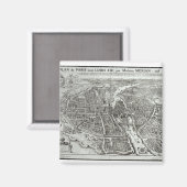 Aimant Plan Oiseau de Paris, 1615 (Recto/Verso)